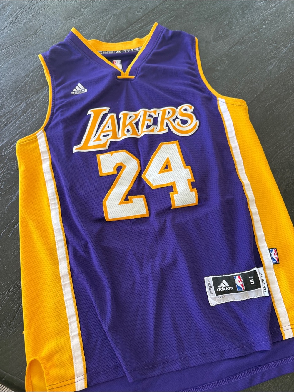 adidas Los Angeles Lakers #24 Bryant Basketball Jersey